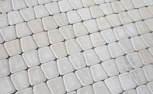 Тротуарная плитка Классико круговая, Белый, h=60 мм - Фото 3